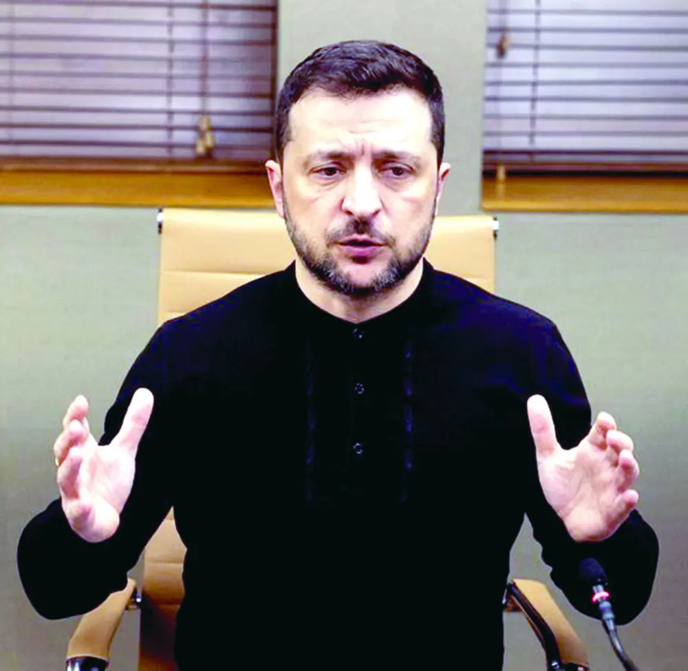 Ukraine President Zelensky says India is “mostly with us.”